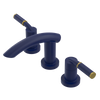 Rubinet Widespread Lav. Set. (less drain) Midnight Blue
