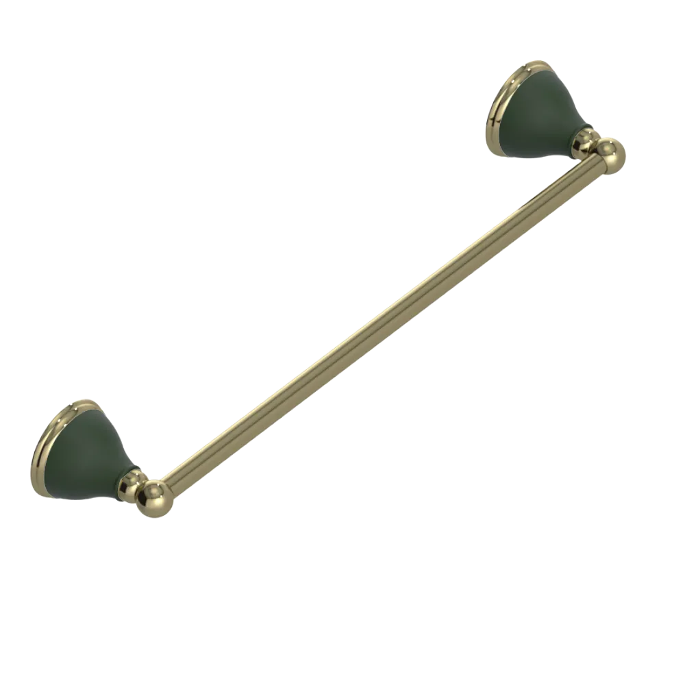 Rubinet Towel Bar 24" Natural Brass