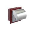 Rubinet RECESSED TOILET PAPER HOLDER Maroon