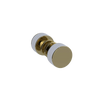 Rubinet Shower Door Knob (set) Natural Brass