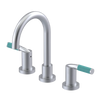 Rubinet Widespread Lav set (less drain) Satin Chrome