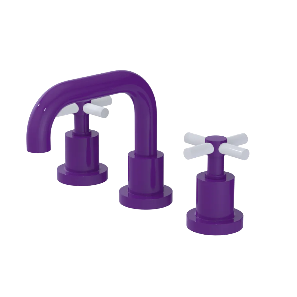 Rubinet Widespread Lav. Set. (less drain) Purple Haze