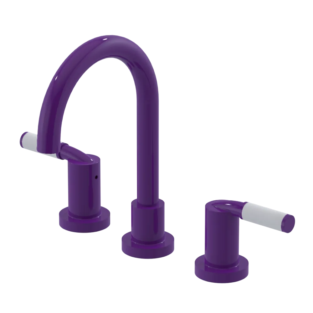 Rubinet Widespread Lav set (less drain) Purple Haze