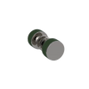 Rubinet Shower Door Knob (set) Polished Nickel