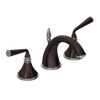 Rubinet Widespread Lav. Set. (less drain) Oil Rubbed Bronze