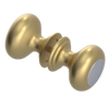 Rubinet Shower Door Knob (set) Satin Brass