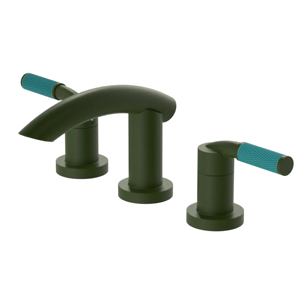 Rubinet Widespread Lav. Set. (less drain) Green Envy