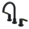 Rubinet Widespread Lav. Set. (less drain) Matt Black