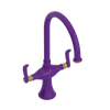 Rubinet Two Handle Single Hole Kitchen Set Purple Haze
