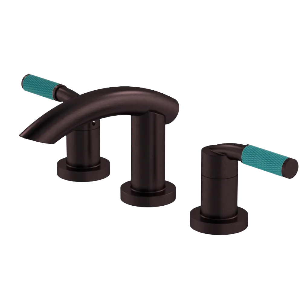 Rubinet Widespread Lav. Set. (less drain) Oil Rubbed Bronze