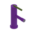 Rubinet Single Control Bidet Fitting (less drain) Purple Haze