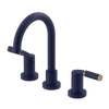 Rubinet Widespread Lav set (less drain) Midnight Blue