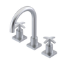 Rubinet Widespread Lav. Set. (less drain) Satin Chrome