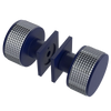 Rubinet Shower Door Knob (set) Midnight Blue