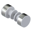 Rubinet Shower Door Knob (set) Matt White
