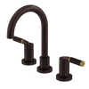 Rubinet Widespread Lav. Set. (less drain) Oil Rubbed Bronze