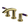 Rubinet Widespread Lav. Set. (less drain) Natural Brass