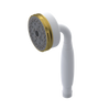 Rubinet 3 Function Hand Held Shower Only Matt White