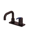 Rubinet 4" Centre Single Control Lav. Set. with Genesis spout (less drain) Oil Rubbed Bronze