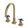 Rubinet Widespread Kitchen Set Satin Gold