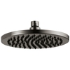 Essential Shower Series 8" Linear Round Single-Function Raincan Shower Head - 1.75 GPM - Brilliance® Black Onyx