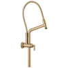 Essential Shower Series 10 7/16" Classic Slide Bar Shower Arm And Flange - Brilliance® Luxe Gold®