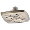 Charlotte H2Okinetic Square Raincan Showerhead - Brushed Nickel