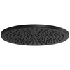 Essential Shower Series 12" Linear Round Single-Function Raincan Shower Head - 2.5 GPM - Matte Black