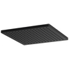 Essential Shower Series 12" Linear Square Single-Function Raincan Shower Head - 2.5 GPM - Matte Black