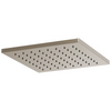 Essential Shower Series 12" Linear Square Single-Function Raincan Shower Head - 1.75 GPM - Brilliance® Brushed Nickel