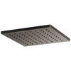 Essential Shower Series 12" Linear Square Single-Function Raincan Shower Head - 1.75 GPM - Brilliance® Black Onyx