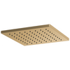 Essential Shower Series 12" Linear Square Single-Function Raincan Shower Head - 1.75 GPM - Brilliance® Luxe Gold®