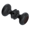 Rubinet Shower Door Knob (set) Matt Black