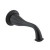 Rubinet Tub Filler Spout Wall Mount Matt Black