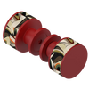 Rubinet Shower Door Knob (set) Maroon