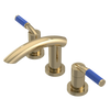Rubinet Widespread Lav. Set. (less drain) Gold