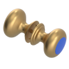 Rubinet Shower Door Knob (set) Satin Gold