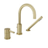 Baril 3-piece tub filler with hand shower