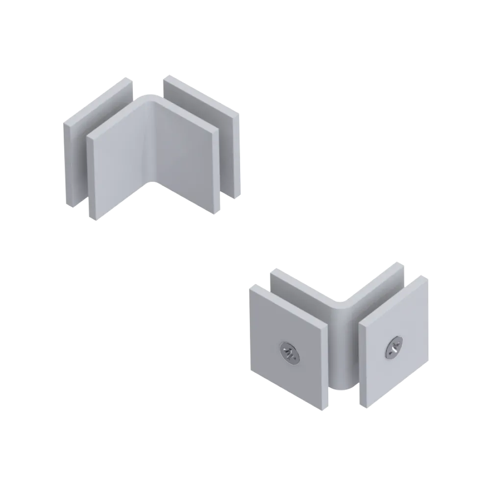 Rubinet 90 Glass to Glass Open Face White