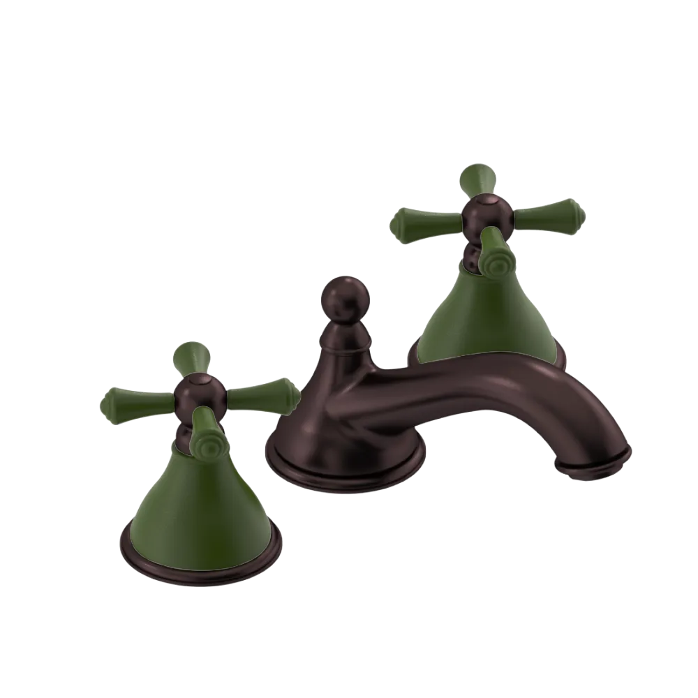 Rubinet Widespread Lav. Set. (less drain) Oil Rubbed Bronze