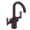 Rubinet Single Hole Dual Handle Lav. Set. (less drain) Bordeaux