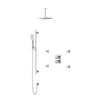 Riobel Equinox Shower Kit Type T/P Double Coaxinal With 4 Body Jets