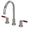 Rubinet Widespread Kitchen Set Polished Nickel