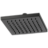 Essential Shower Series 8" Linear Square Single-Function Raincan Shower Head - 1.75 GPM - Matte Black