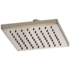 Essential Shower Series 8" Linear Square Single-Function Raincan Shower Head - 1.75 GPM - Brilliance® Brushed Nickel