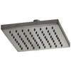 Essential Shower Series 8" Linear Square Single-Function Raincan Shower Head - 1.75 GPM - Brilliance® Luxe Steel®