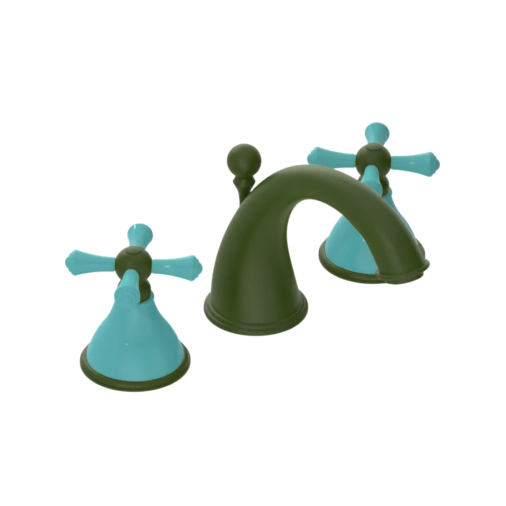 Rubinet Widespread Lav. Set. (less drain) Green Envy