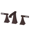 Rubinet Widespread Lav. Set. (less drain) Oil Rubbed Bronze