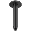 Kintsu 6" Dual Waterway Ceiling Mount Shower Arm and Flange - Matte Black