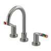Rubinet Widespread Lav set (less drain) Satin Nickel